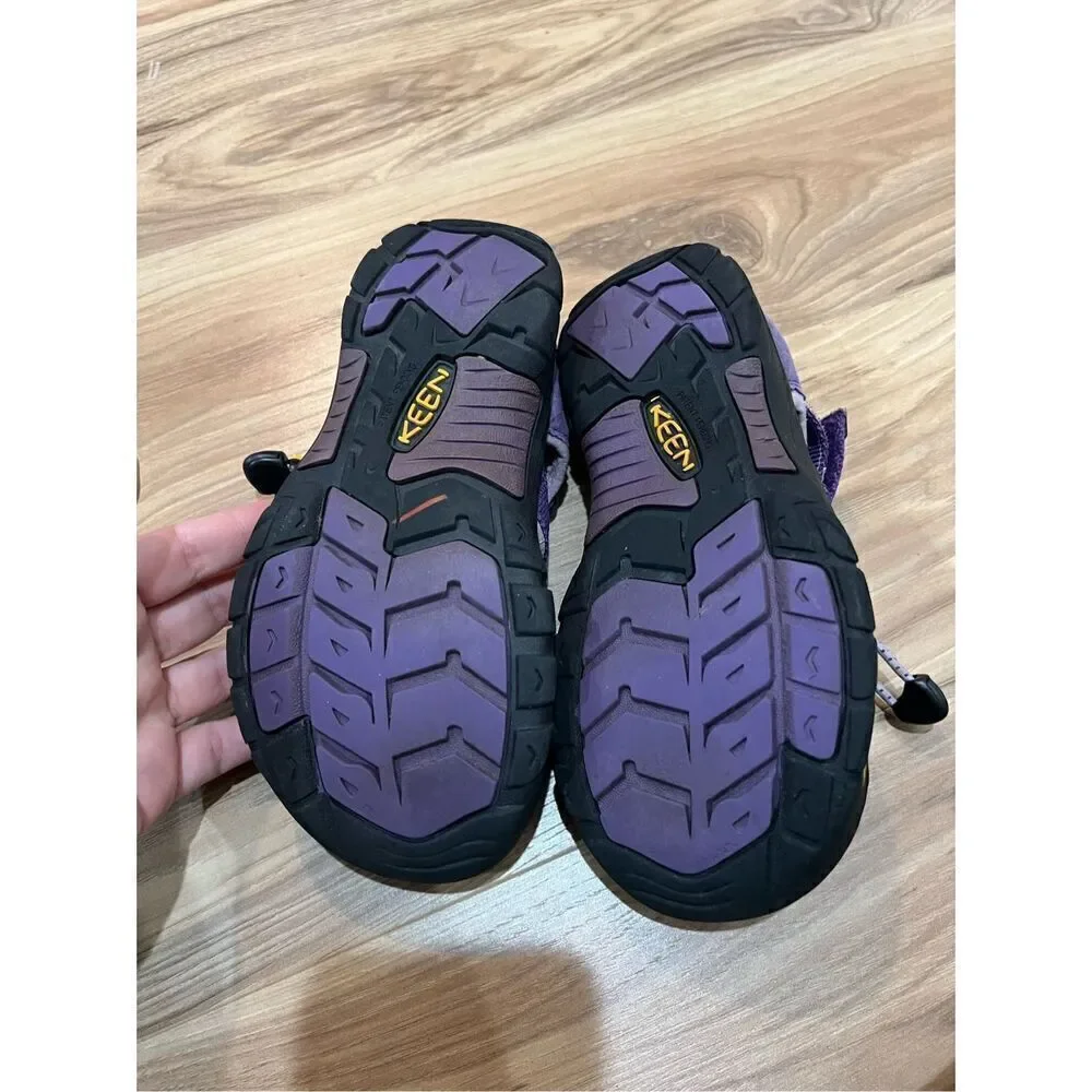 KEEN Purple Newport H2 Waterproof Sport Hiking Sandals Shoes kids Size 3